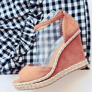 NEW! Bamboo Summer Wedges